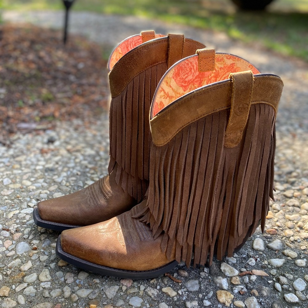 Ariat Cowgirl Boots w/ Fringe